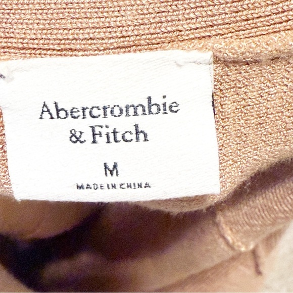 Abercrombie Ottoman Square Neck Knit Tank Tan M - Picture 5 of 6